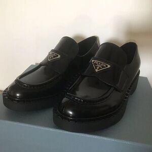 Prada Black Loafers